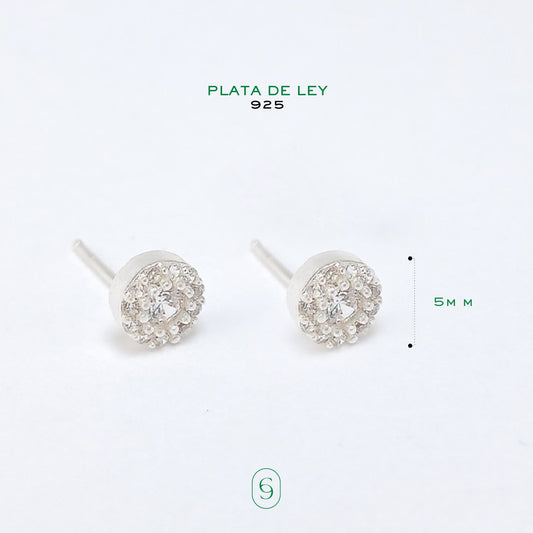 aretes lux (plata de ley 925)