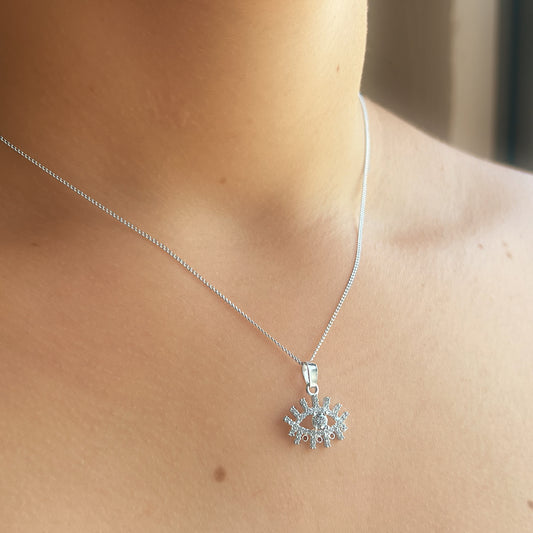 collar nazar (plata de ley 925)