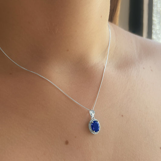 collar lady di (plata de ley 925)