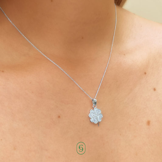 collar suerte (plata de ley 925)