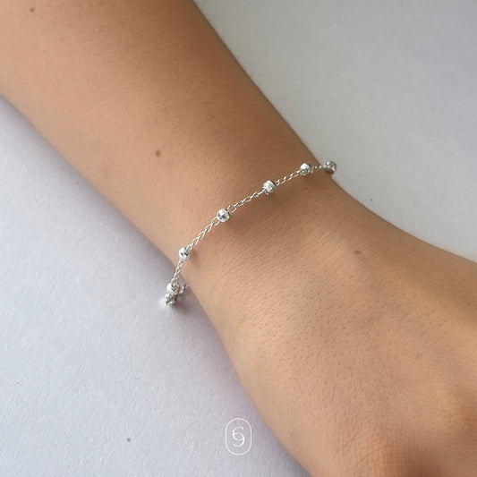 pulsera ritmo (plata de ley 925)