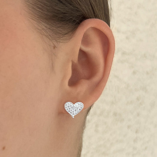 aretes amor (plata de ley 925)