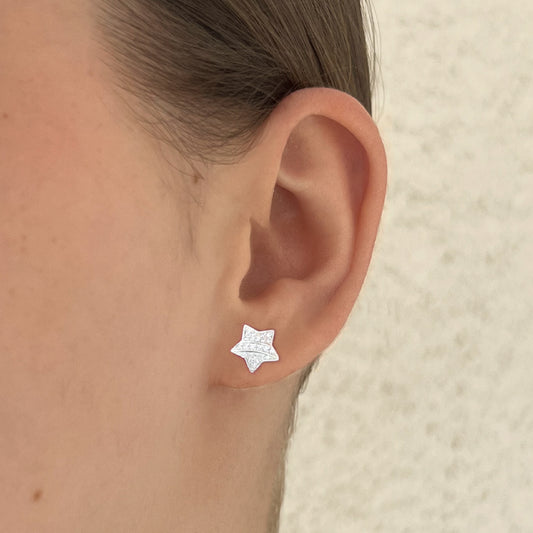 aretes luz (plata de ley 925)