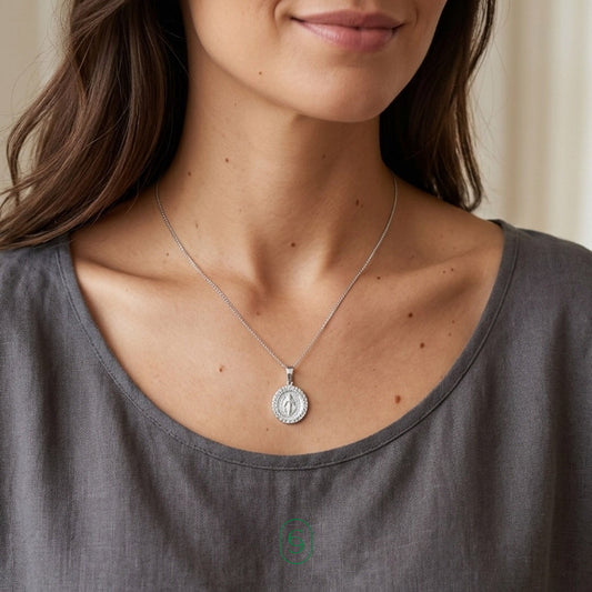 collar san benito (plata de ley 925)