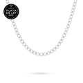 cadena barbada (plata de ley 925)