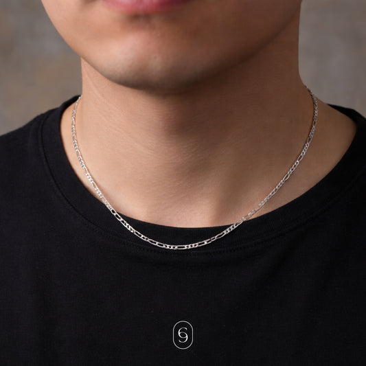 cadena figaro (plata de ley 925)