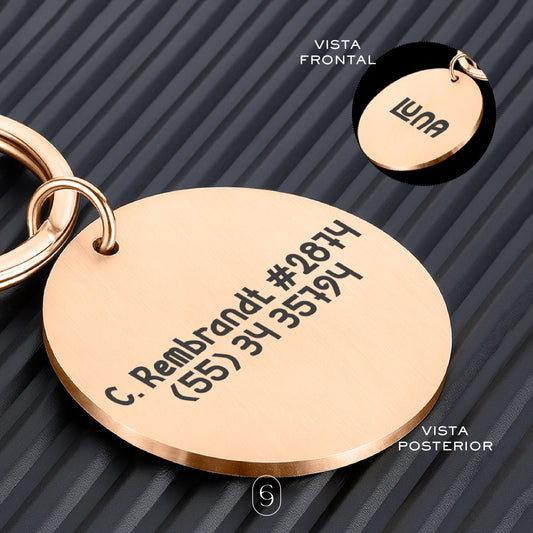 circle keychain