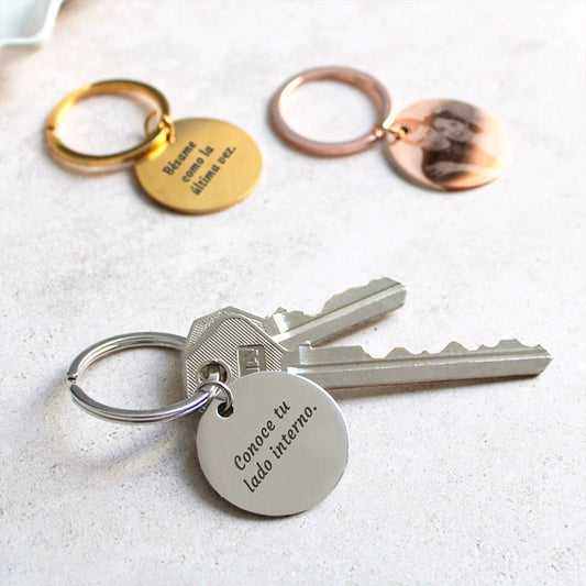 circle keychain